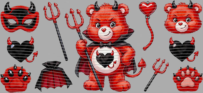 16oz Care Bears-Be-324
